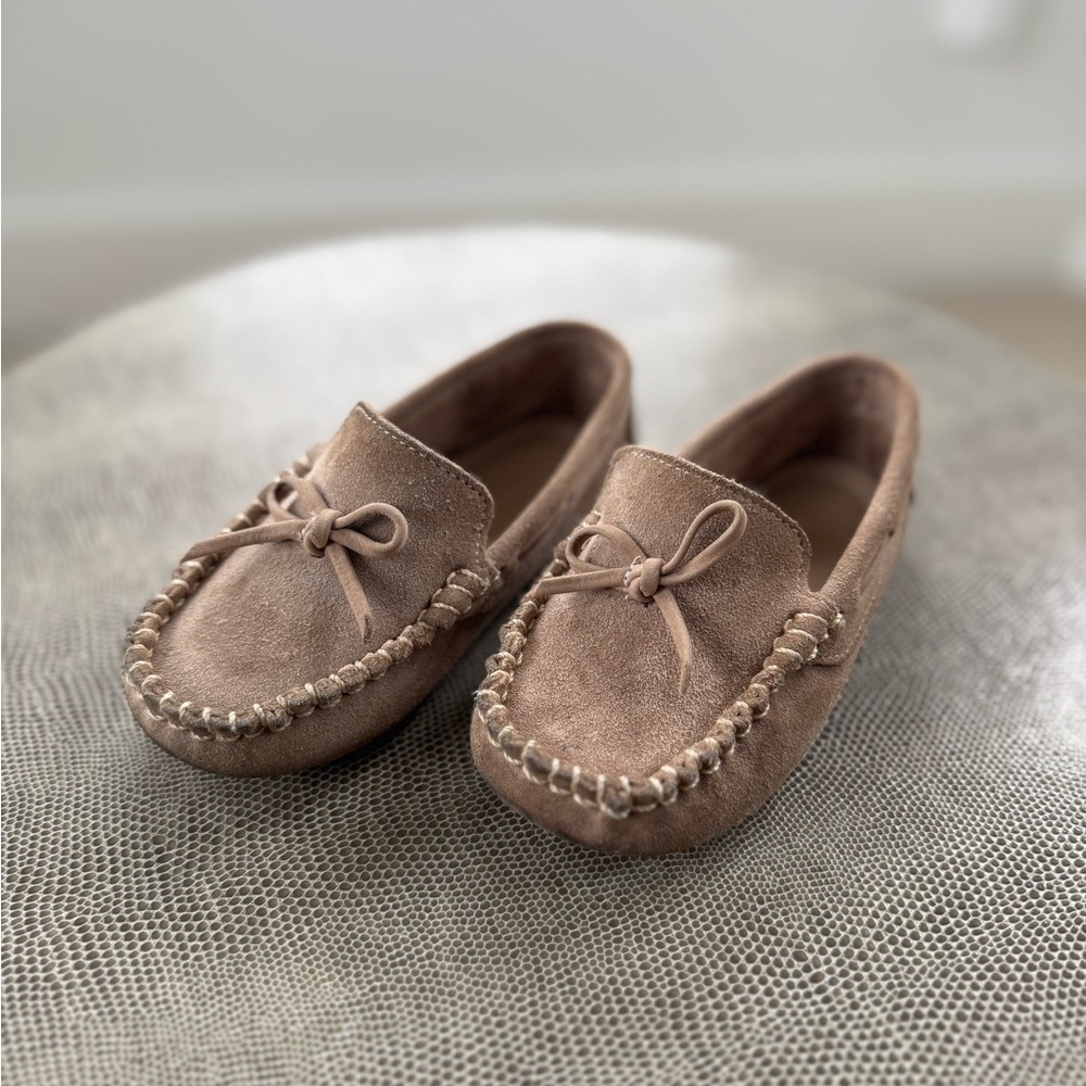ELEPHANTITO Toddler Suede Driver Loafers